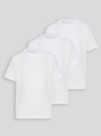 tuclothing / White Crew Neck T-Shirt 3 Pack