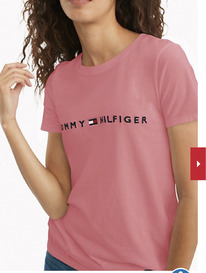 TH ESSENTIAL LOGO T-SHIRT MAUVE GLOW