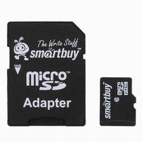  - MicroSD 128  Smart Buy +SD  (class 10)