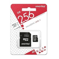  - MicroSD 256  Smart Buy +SD  (class 10) UHC-1