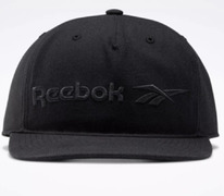 reebok Classics Vector Flat Peak Hat Black / Black / Black