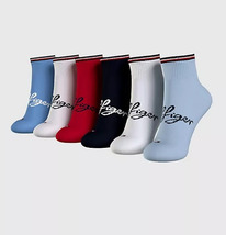 TH QUARTER TOP SOCK 6-PACK Breezy Blue/Multi