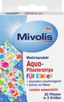 dm Mivolis Aqua-Pflasterstrips für Kinder, 20 St
