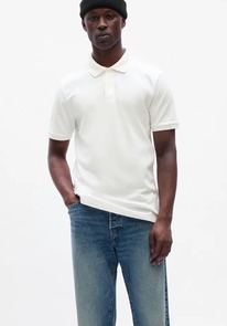 gapfactory Stretch Pique Polo Shirt ColorWhite global