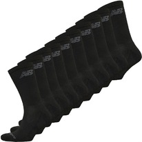 Mandmdirect New Balance Mens Ten Pack Cushioned Crew Socks Black ���
