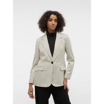 Sportsdirect Vero Moda Relaxed Fit Long Sleeve Blazer Silver Lining