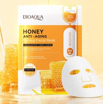 ����������� �������� ����� ��� ���� � ���� BIOAQUA Honey Anti-Aging Facial Mask