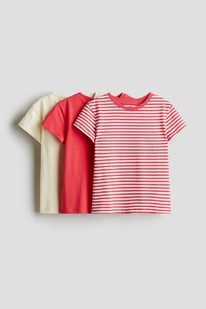 hm 3er-Pack Baumwollshirts