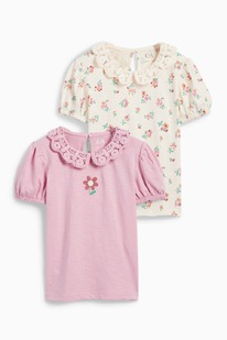 CA Multipack 2er - Blume - Kurzarmshirt