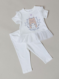 Batik Комплект для девочки футболка короткий рукав и леггинсы (015_ОН24 ) 015_ОН Batik Комплект для девочки футболка короткий рукав и леггинсы (015_ОН24 ) 015_ОН