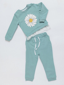 Batik Комплект для девочки свитшот и штанишки (031_ОН24) 031_ОН24 мята Batik Комплект для девочки свитшот и штанишки (031_ОН24) 031_ОН24 мята