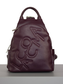 LACCOMA рюкзак Адель-24-L815-ежевичный эко кожа хлопок LACCOMA рюкзак Адель-24-L815-ежевичный эко кожа хлопок