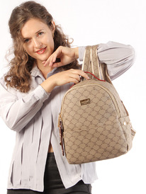 LACCOMA рюкзак AC7303-мишки темно-бежевый эко кожа LACCOMA рюкзак AC7303-мишки темно-бежевый эко кожа