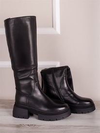 Штучно Сапоги женские  зима/ Удобные сапоги на меху M1024 Штучно Сапоги женские  зима/ Удобные сапоги на меху M1024