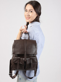 LACCOMA рюкзак 18297-темно коричневый натуральная кожа LACCOMA рюкзак 18297-темно коричневый натуральная кожа