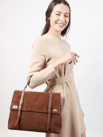 LACCOMA сумка L1020-рыжий натуральная замша, натуральная кожа LACCOMA сумка L1020-рыжий натуральная замша, натуральная кожа