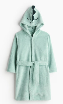 HM PATTERNED DRESSING GOWN Turquoise/Dinosaur