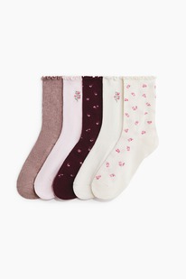 hm 5er-Pack Gerippte Socken