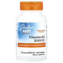 Doctors Best, ������� D3, 50 ��� (2000 ��), 180 ������������ ������